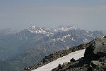 Au-del de Chamonix : le Buet et, au fond, le Ruan