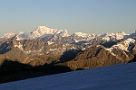 Le massif du Mont-Blanc vu d'Italie