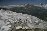 Glacier du Tour coulant vers la valle