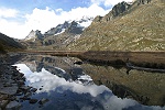 Lac du Combal, Val Vny, massif du Mont-Blanc