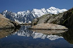 Mont-Blanc surplombant le Lac Noir