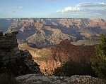 Coucher de soleil sur la rive sud du Grand Canyon