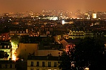 Le cur de Paris clairant la nuit