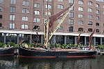Lady Daphne moored at the Docks