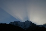 Massif du Mont-Blanc au petit matin