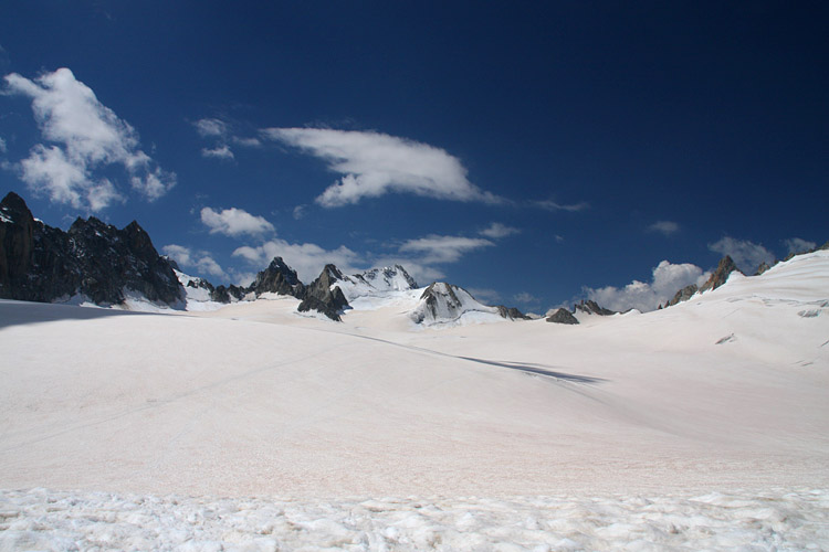 Plateau du Trient depuis son refuge