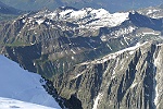 La montagne de la Seigne et le Miravidi, en Italie