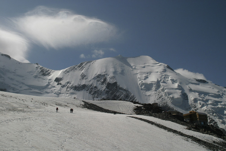 La traverse du glacier de Tte-Rousse