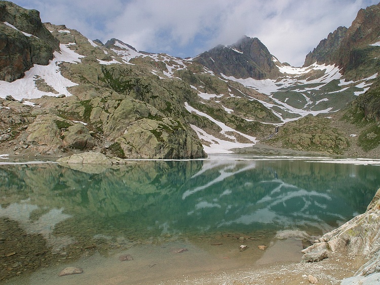 Lac Blanc face au Mont-Blanc 2