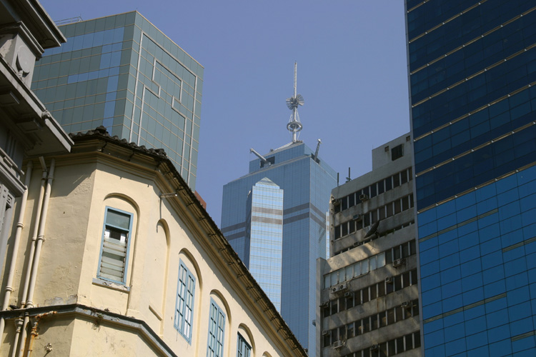 Architecture htroclite  Hong-Kong