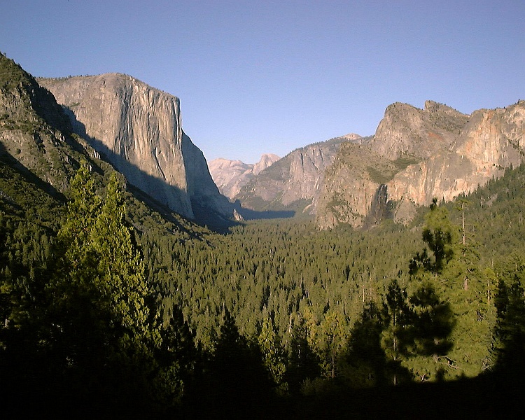 Yosemite Valley, typique valle glacire