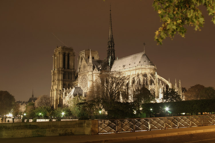 Notre-Dame by night