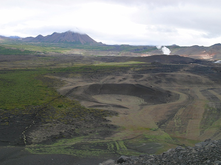 Depuis le sommet de Hverfjall  Mvatn