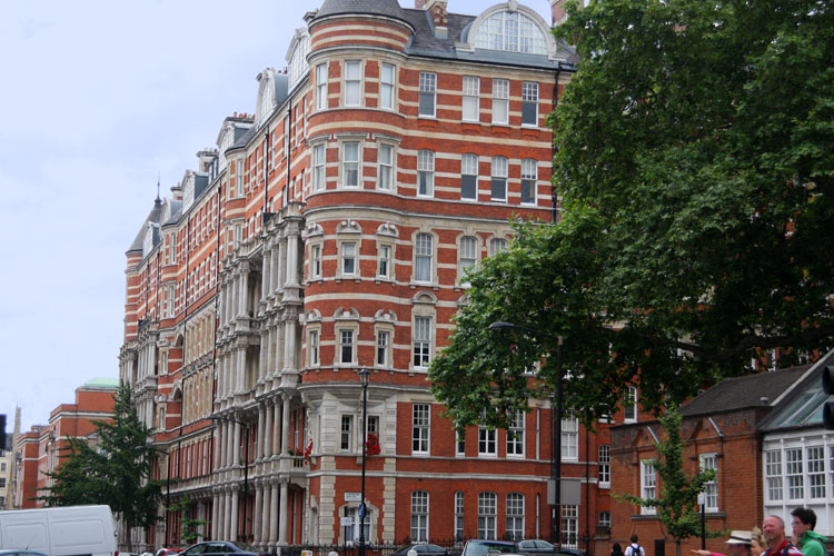 A luxury building in South Kensington