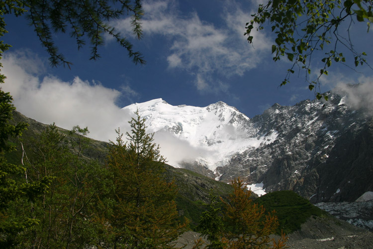 Au pied de l'aiguille de Bionnassay