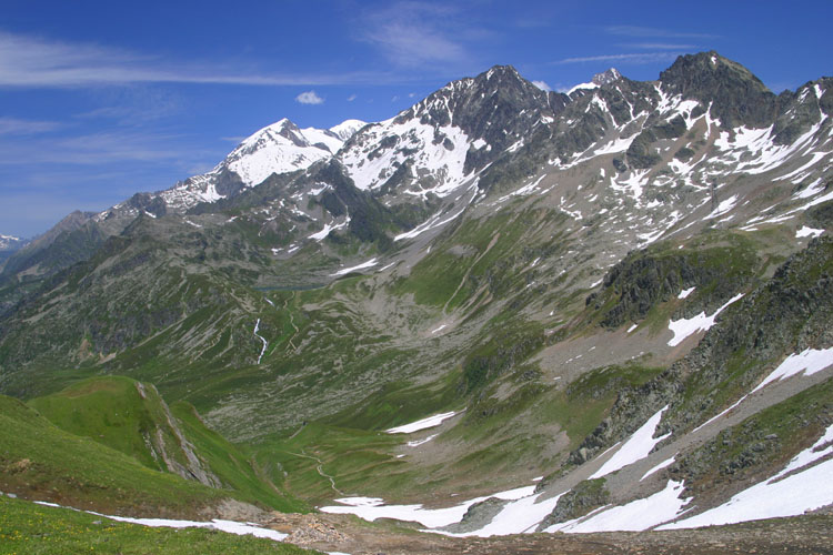 Depuis le col du Bonhomme