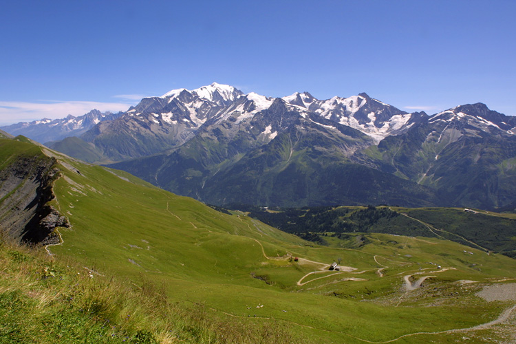 Massif du Mont-Blanc depuis l'Aiguille Croche 1